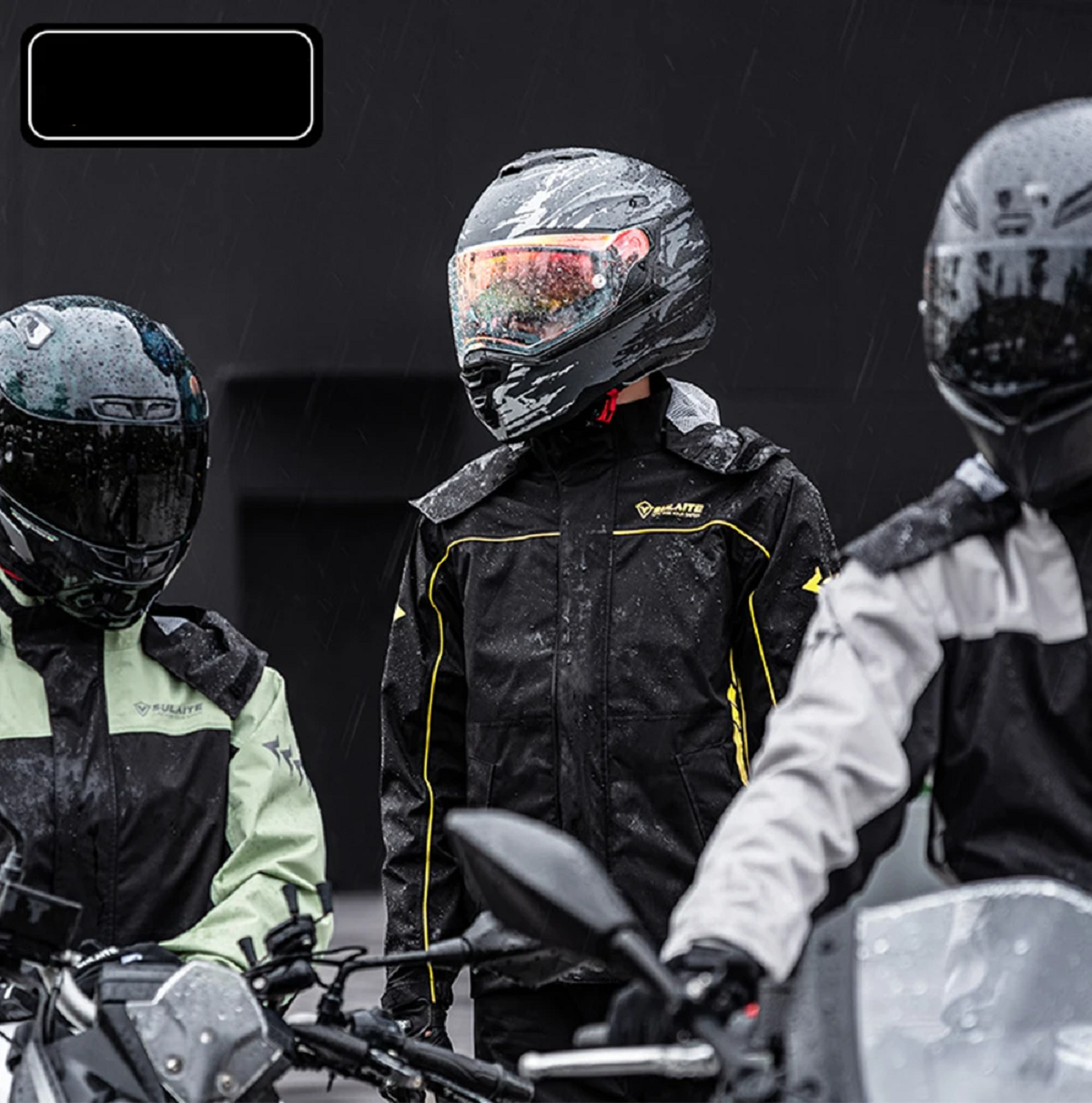 Regntøj Jakke og Bukser til Motorcykel, Vandring og Fiskeri, Letvægts Vandtæt Regnjakke