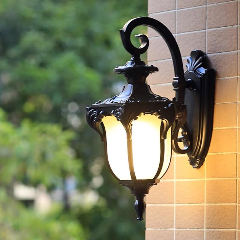 Vintage Outdoor Wall Lamp | Weather Resistant Exterior Wall Lights | Classic Outdoor Wall Lantern | Timeless Garden Lighting | Elegant Patio Fixture - Zardee-3