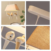 Suspension en rotin nordique pour intérieurs Un luminaire de plafond scandinave élégant pour maisons modernes