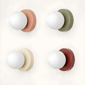 Compact Modern LED Wall Light With Downward Fixture For Contemporary Home Interiors And Hallways