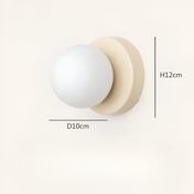 Compact Modern LED Wall Light With Downward Fixture For Contemporary Home Interiors And Hallways