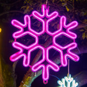 Variant image for Snowflake LED Light | Weather Resistant Outdoor Lamp | Christmas Decoration Fixture | Energy Efficient Winter Light | Cozy Atmosphere Light - Zardee-6