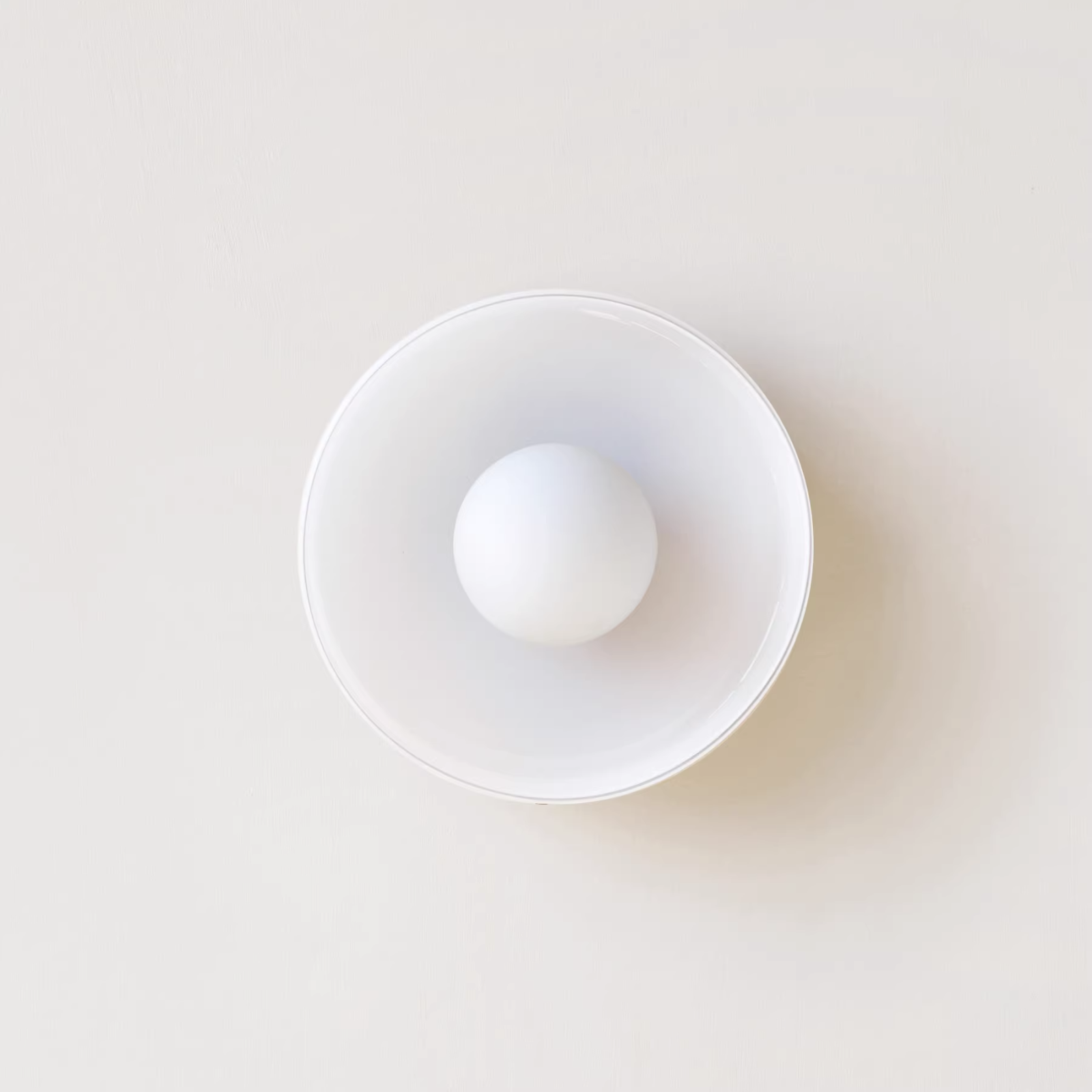 Moderne rund loftslampe med elegant glasdesign til moderne stuer, køkkener og gange