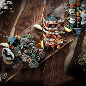 Háromágú rozsdamentes acél BBQ grillnyársak kebab és shish kabob sütéséhez, barbecue kiegészítők