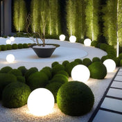Elegant Illuminated Spherical Outdoor Garden Lights With Soft Diffused Glow For Patio And Yard Decor