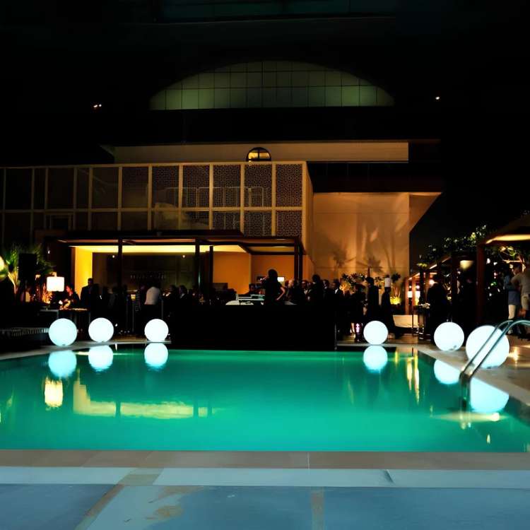 Elegant Illuminated Spherical Outdoor Garden Lights With Soft Diffused Glow For Patio And Yard Decor