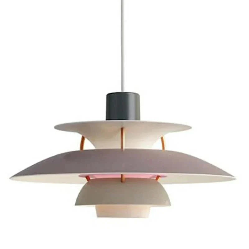 Moderne Aurora LED pendel med E27 metalskærm til boligindretning og moderne opholdsrum