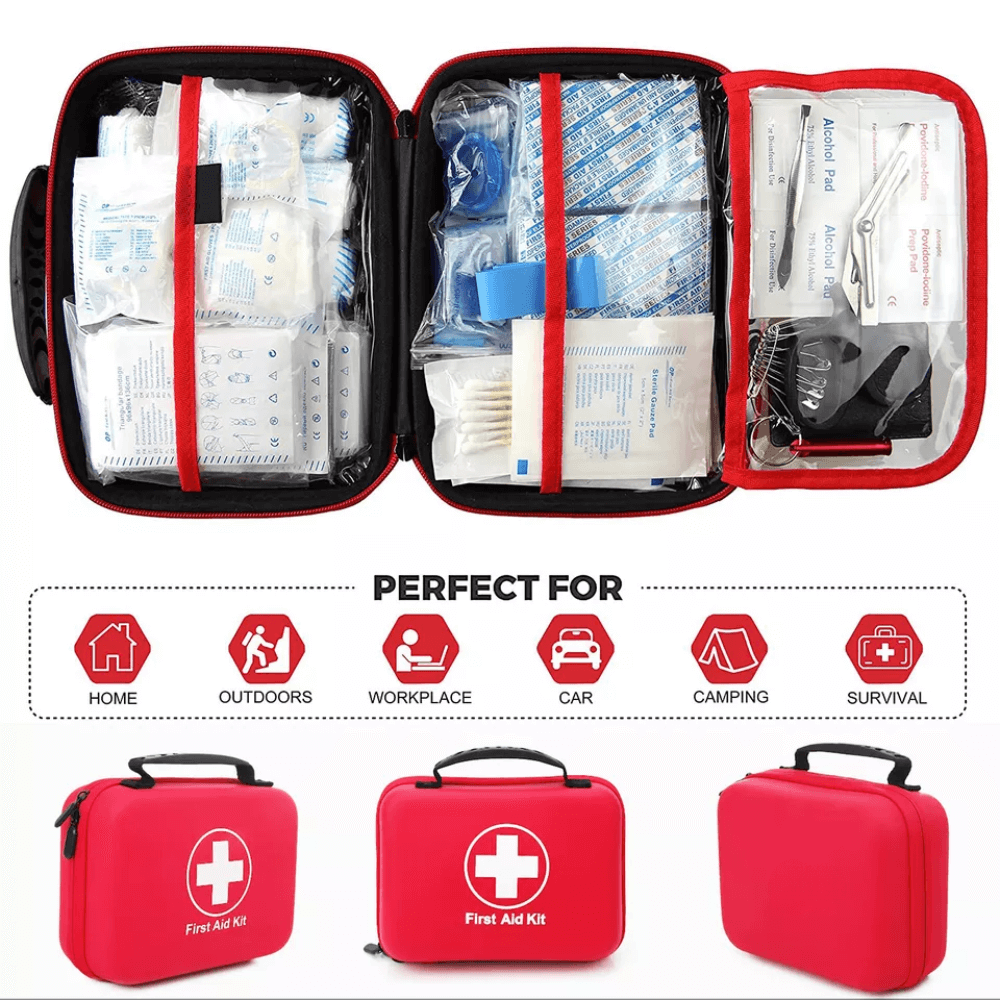 Emergency First Aid Kit For Home, Car And Travel Readiness, Always Ready For Any Situation