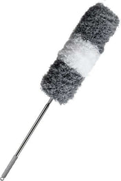 Teleskopisk mikrofiberduster, kan forlænges op til 250 centimeter til at nå høje overflader i alle hjørner