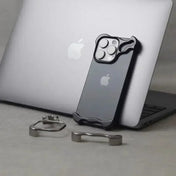 Funda para teléfono con parachoques de aleación de aluminio irregular y suntuosa para NovaPhone, edición premium de accesorio portátil