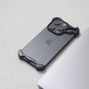Funda para teléfono con parachoques de aleación de aluminio irregular y suntuosa para NovaPhone, edición premium de accesorio portátil