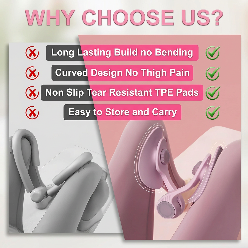 Compact Portable Pelvic Thigh Master Fitness Device For Pelvic And Thigh Workouts