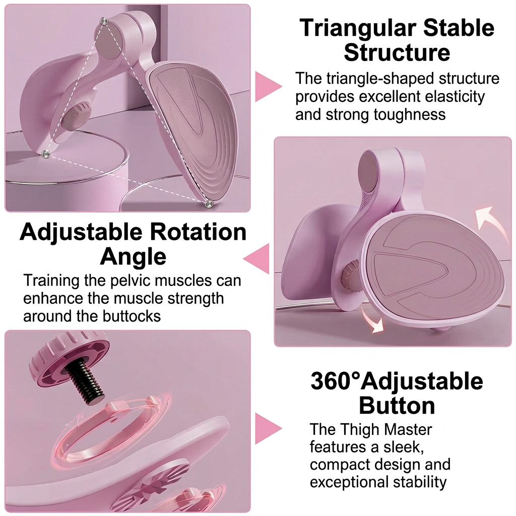 Compact Portable Pelvic Thigh Master Fitness Device For Pelvic And Thigh Workouts