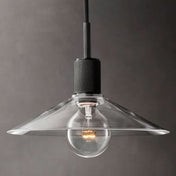 Suspension en verre inclinée pour salle à manger avec abat-jour incliné Lampe suspendue moderne pour espaces de repas