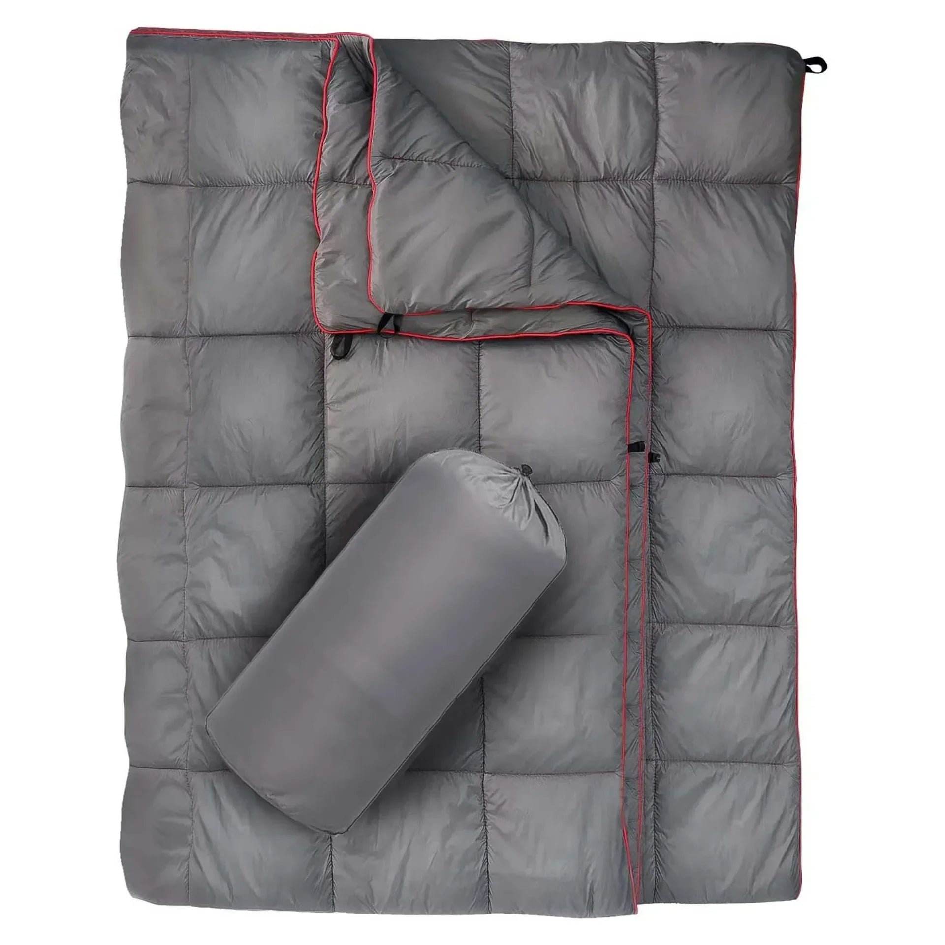 משטח שינה קמפינג SummitCloud ושמיכת תרמית לשימוש חיצוני במזג אוויר קר, משטח מנוחה נעים ללילה