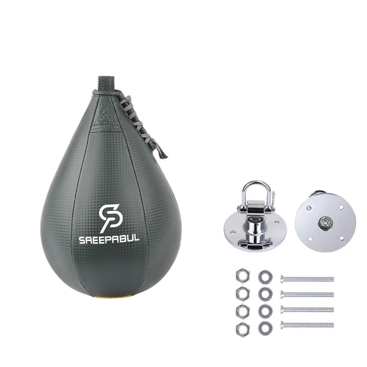 Conjunto de Bola de Velocidade de Boxe e Saco de Pancadas para Treino em Casa, Exercícios de Fitness e Prática Diária