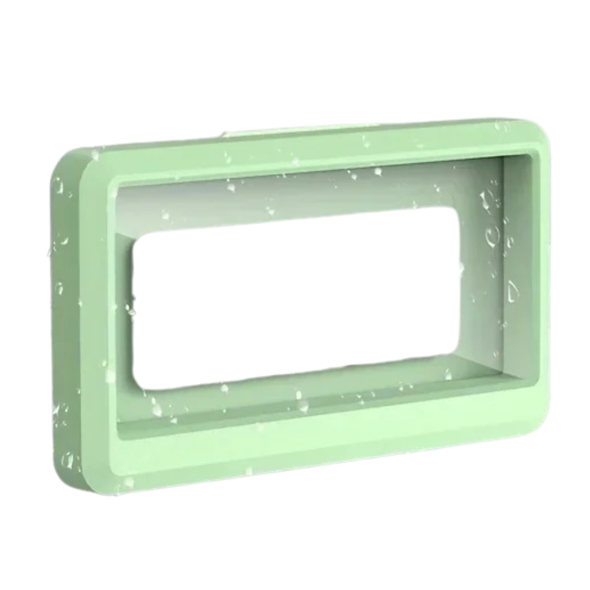 Support de téléphone étanche pour douche avec fixation murale auto-adhésive pour téléphones à écran tactile sous la douche