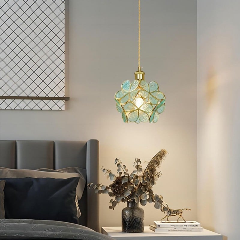 Modern Flower Hanging Lamp | Elegant Pendant Light | Diffuse Light Fixture | Contemporary Hanging Lights | Tranquil Home Decor - Zardee 6