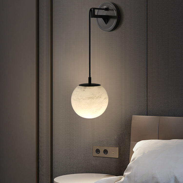 Minimalist Wall Lamp | Elegant Wall Sconce Lighting | Soft Diffused Wall Lights | Modern Brass Sconce | LED Wall Fixture - Zardee 3