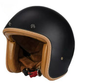 Vintage Style Unisex Motorcycle Helmet With Open Face Design For All Riders On City Streets