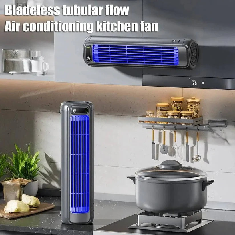 Ventoinha Portátil de Mesa com Três Velocidades, Bateria de 2000mAh e Opção de Montagem na Parede