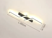NovaLume LED Strip Ceiling Light Fixture With Linear LED Strip For Modern Interiors And Commercial Spaces