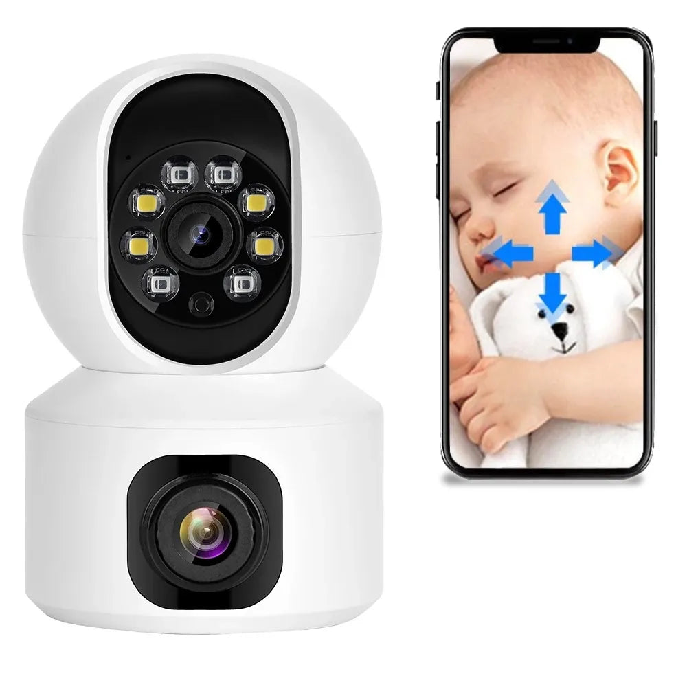 Digital babyalarm med fuld synsvinkel til overvågning og visning i hjemmet