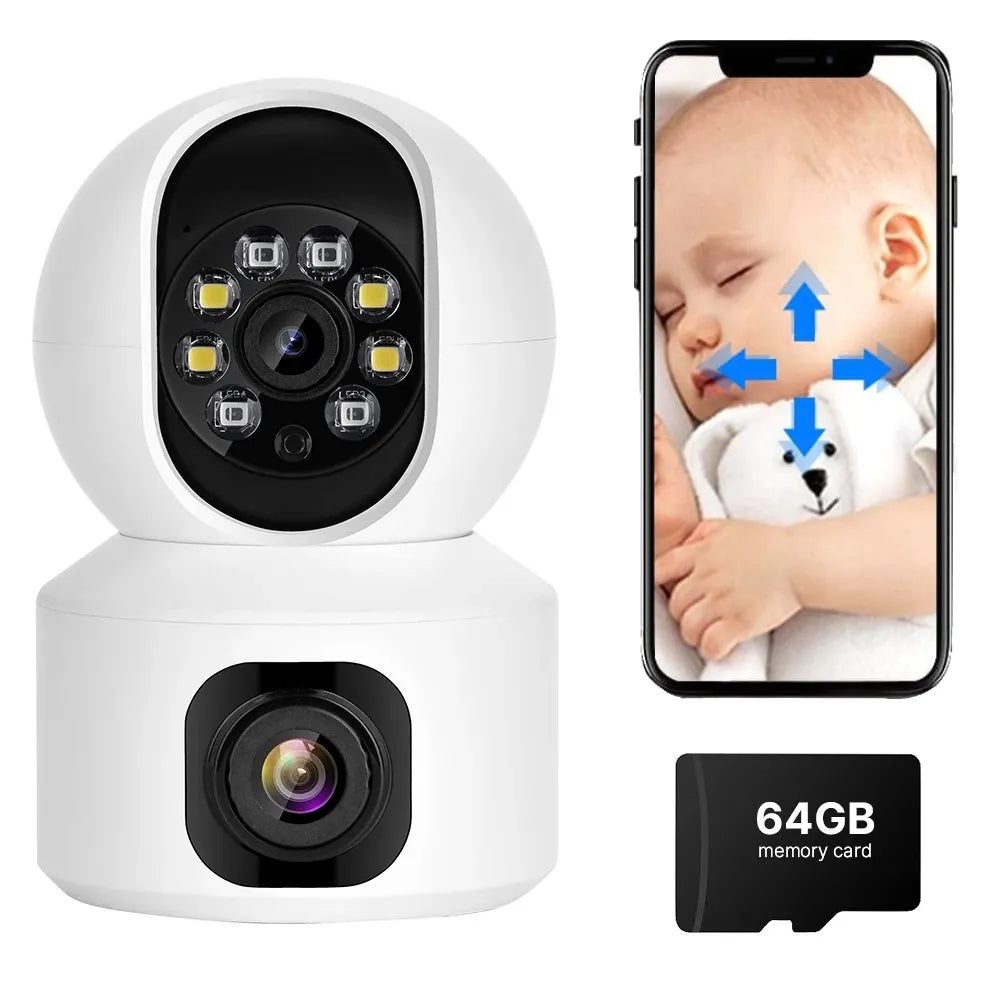 Digital babyalarm med fuld synsvinkel til overvågning og visning i hjemmet