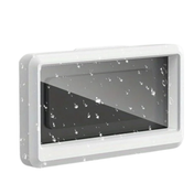 Support de téléphone étanche pour douche avec fixation murale auto-adhésive pour téléphones à écran tactile sous la douche