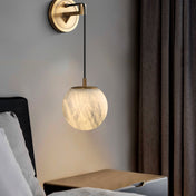 Minimalist Wall Lamp | Elegant Wall Sconce Lighting | Soft Diffused Wall Lights | Modern Brass Sconce | LED Wall Fixture - Zardee 2