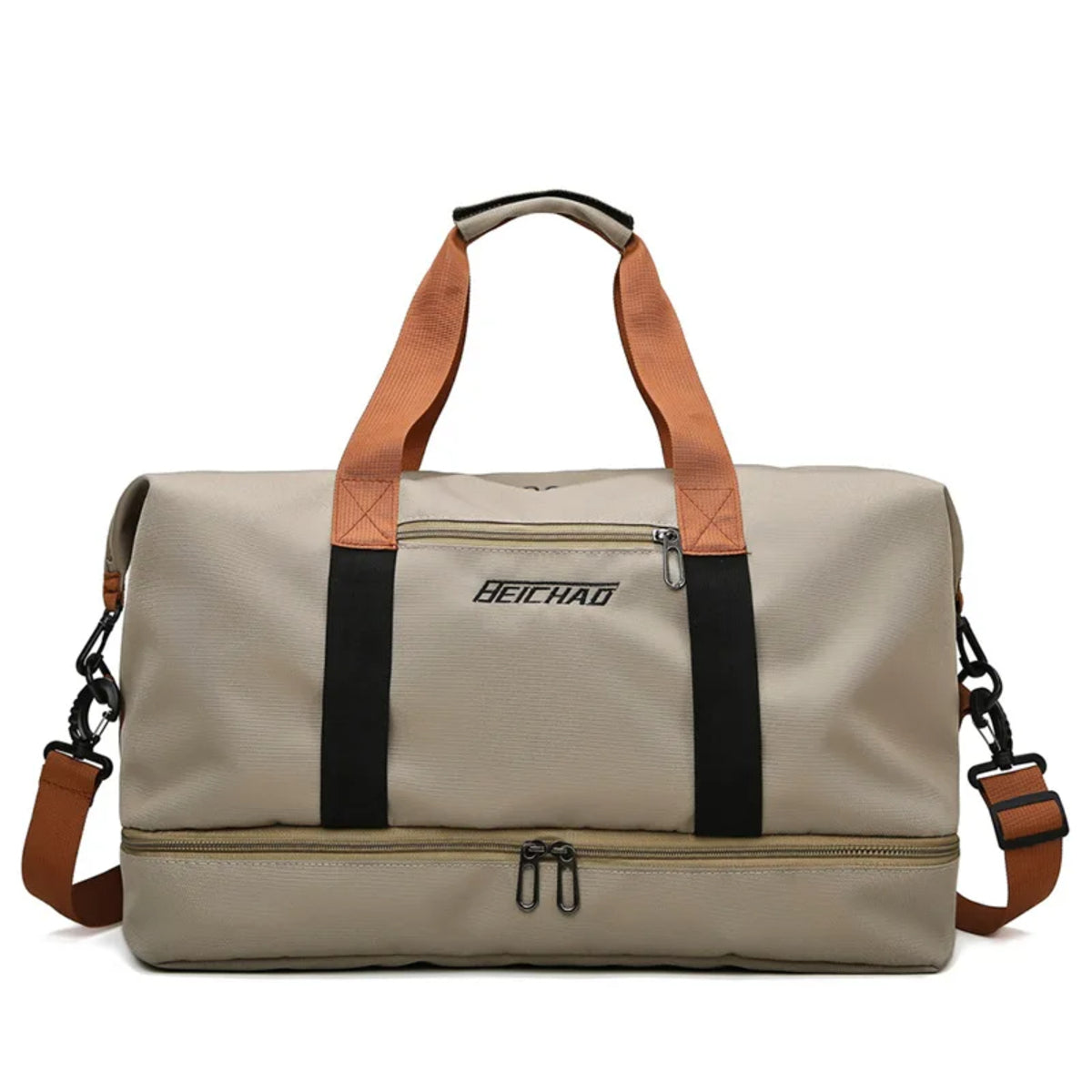 Sac de sport de voyage portable, sac polochon pratique pour courts séjours fitness et usage en cabine