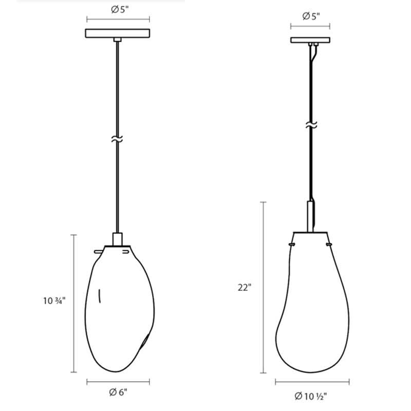 Suspension LED contemporaine avec abat-jour en verre pour intérieurs modernes et espaces de vie élégants