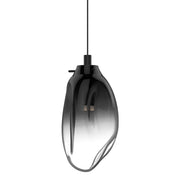 Suspension LED contemporaine avec abat-jour en verre pour intérieurs modernes et espaces de vie élégants