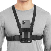 Adjustable Phone Clip Holder With Chest Strap For Secure Chest Mount And Easy Access For Everyday Use