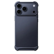 Coque de téléphone transparente anti-chute avec cadre en aluminium pour la série iPhone 17, protection claire et visible
