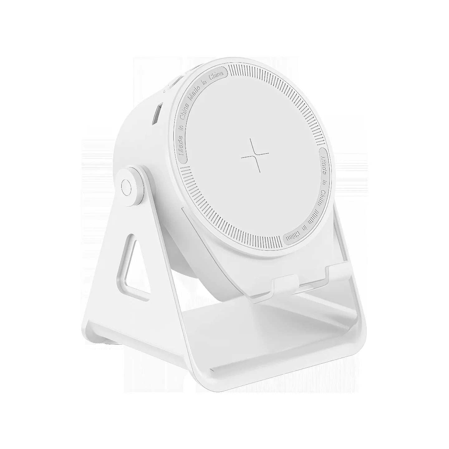 Altavoz Bluetooth con carga inalámbrica, soporte giratorio para teléfono y cargador inductivo para uso diario