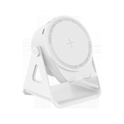 Altavoz Bluetooth con carga inalámbrica, soporte giratorio para teléfono y cargador inductivo para uso diario