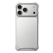 Coque de téléphone transparente anti-chute avec cadre en aluminium pour la série iPhone 17, protection claire et visible