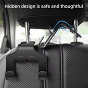 Crochet de siège arrière pour voiture, support de téléphone avec fixation sur appuie-tête pour appareils mobiles dans les véhicules aujourd'hui