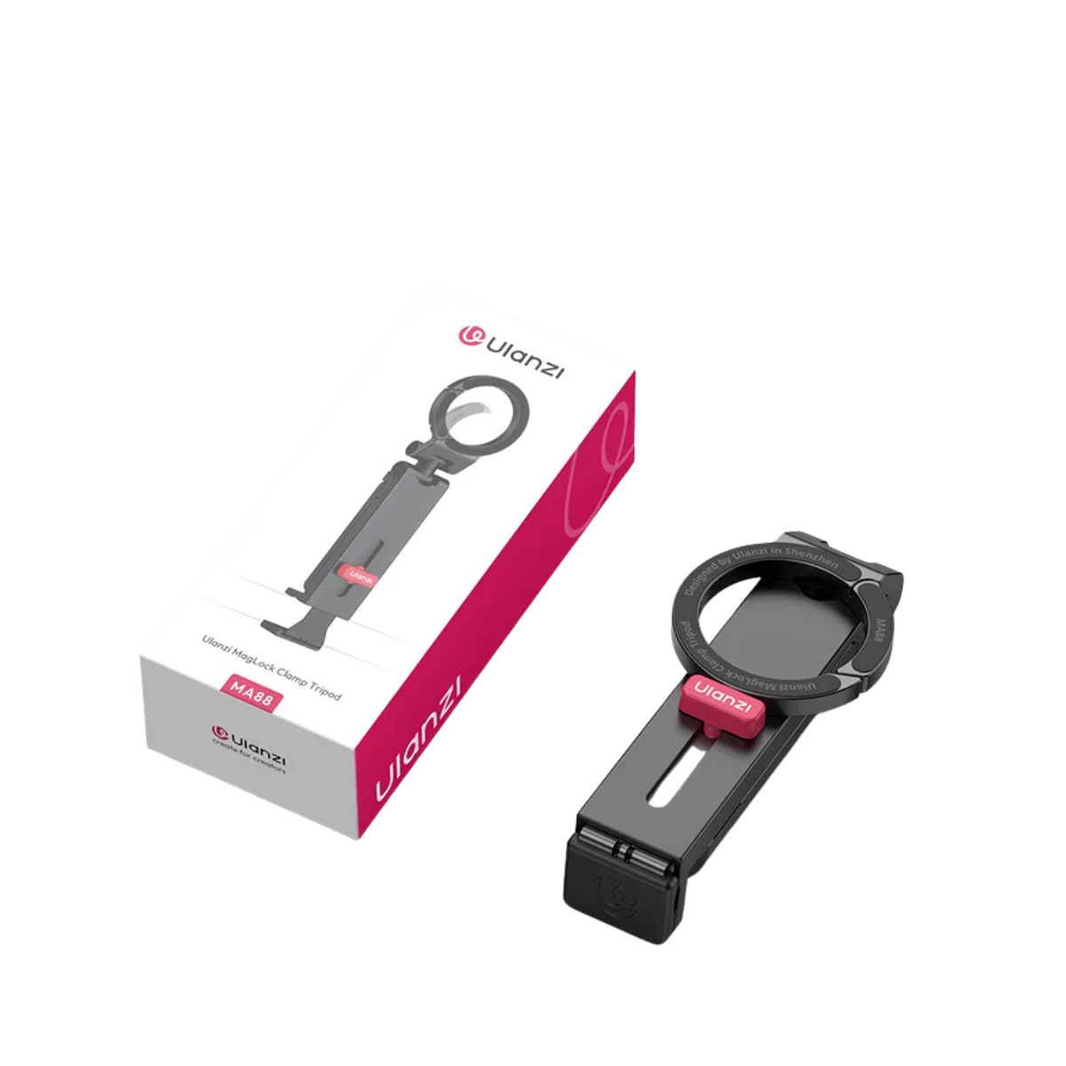 Soporte para teléfono giratorio 360 grados para iPhone NovaGrip Compatible con trípode Abrazadera Kit de accesorios universal