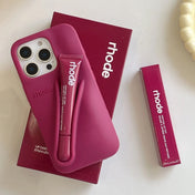 GleamCase Lip Gloss Telefoncover Gør Det Selv Silikone Læbestiftcover Kun Til iPhone-modeller