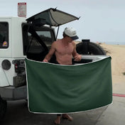 Serviette à séchage rapide magnétique FluxFlex, housse de change portable pour plage, camping et équipement de voyage