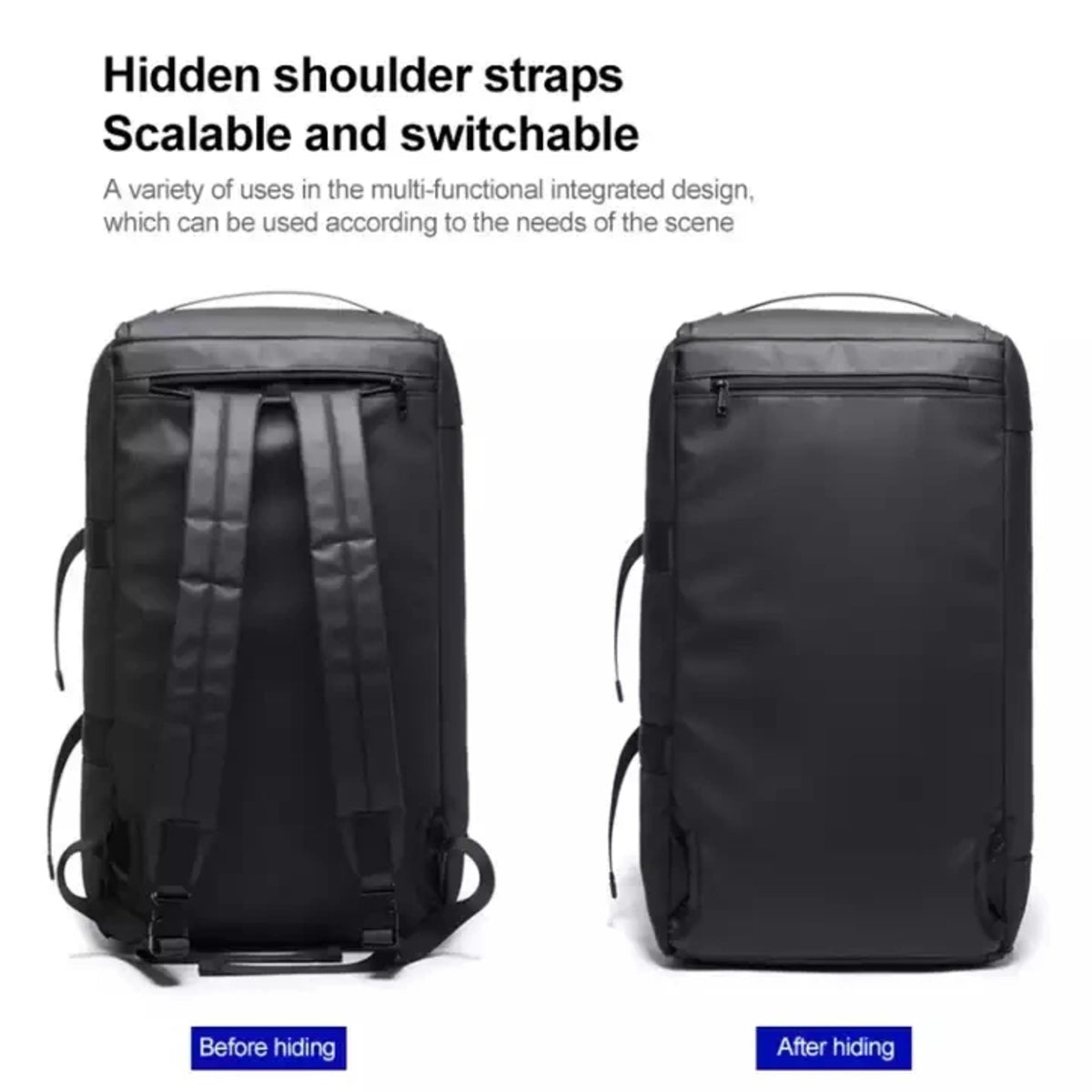 Mochila Deportiva Impermeable Atlas Pro para Gimnasio, Viajes y Entrenamiento Diario, Versátil, Duradera, Todo Terreno
