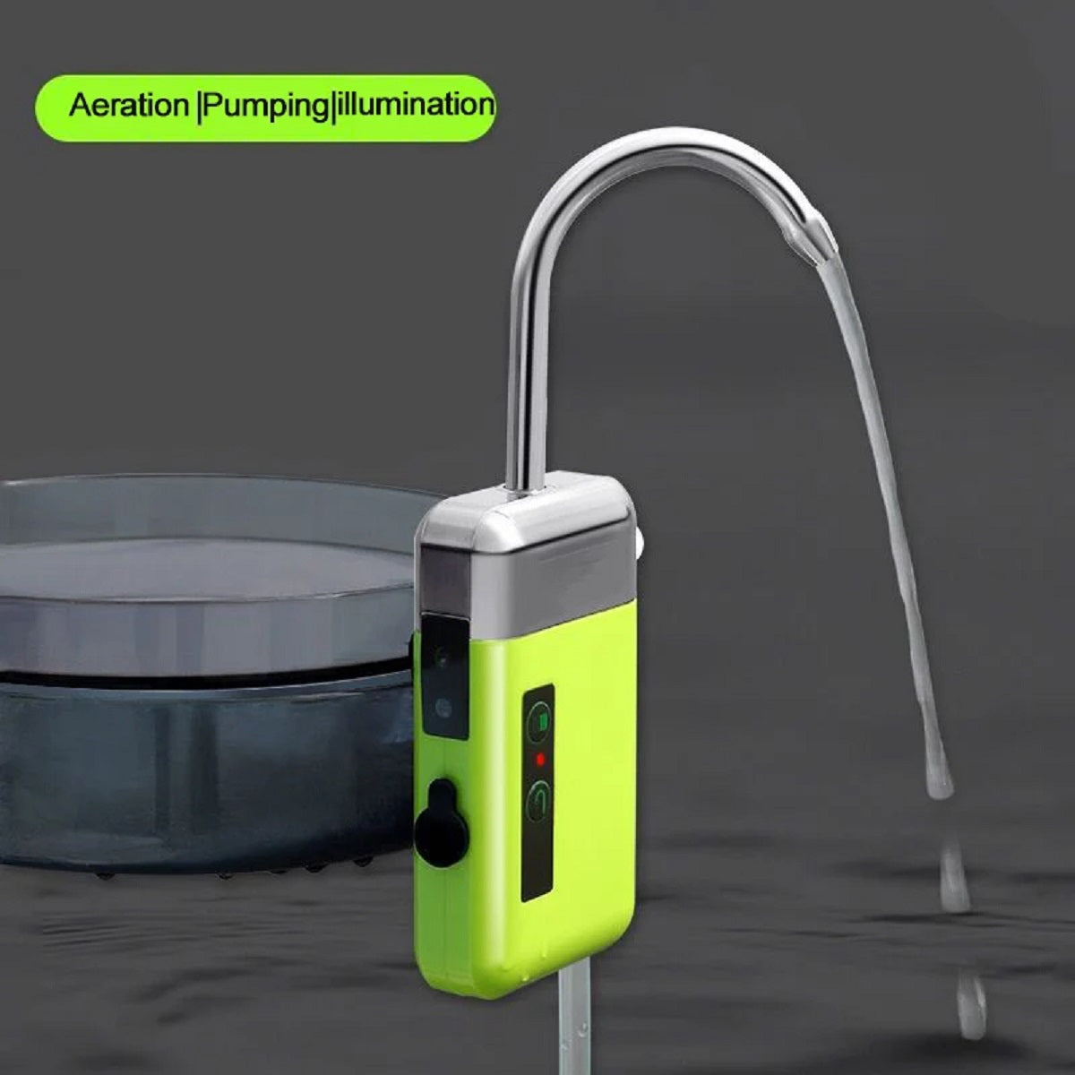 Oxygenpumpe med sensor Vandpumpesensor Aktiveret iltning af vand Enhed til fiskeri og akvakultur