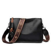Dame Læder Tote Skulder Crossbody Messenger Taske til Hverdagsbrug og Nem Organisering På Farten