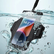 Étui brassard étanche pour téléphone avec sangle amovible pour activités nautiques en plein air partout
