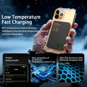 TrioMag 3-in-1 magneettinen virtapankki 15W langattomalla laturilla ja LCD-näytöllä iPhonelle, Watchille ja AirPodsille