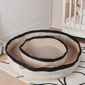 Sac de rangement deux-en-un pour jouets et tapis de jeu avec organiseur portable à cordon pour les jouets de vos enfants