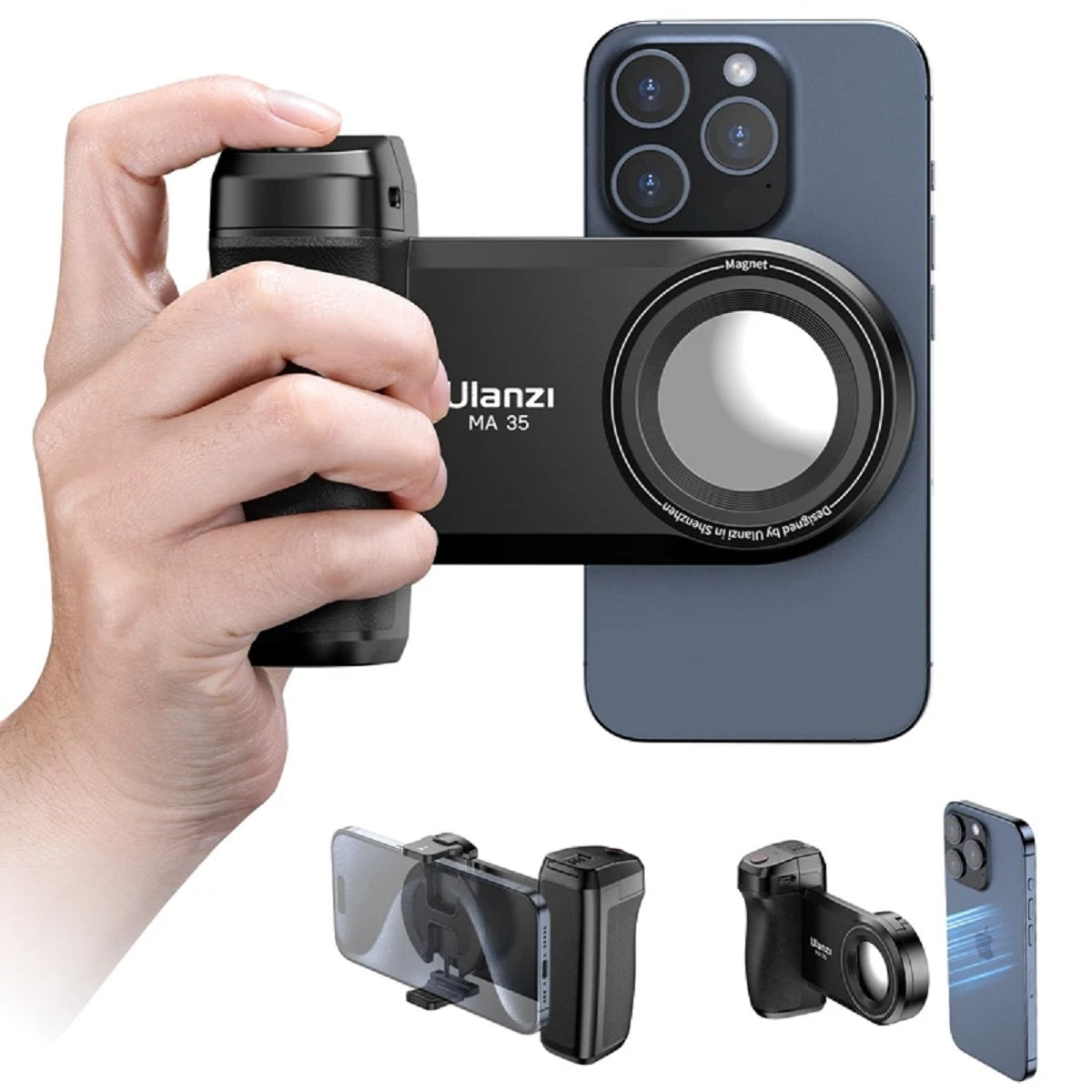 Λαβή Κλείστρου Κάμερας Bluetooth για Smartphones, Λαβή Selfie και Σταθεροποιητής για Σταθερές Λήψεις