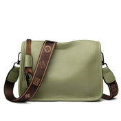 Dame Læder Tote Skulder Crossbody Messenger Taske til Hverdagsbrug og Nem Organisering På Farten